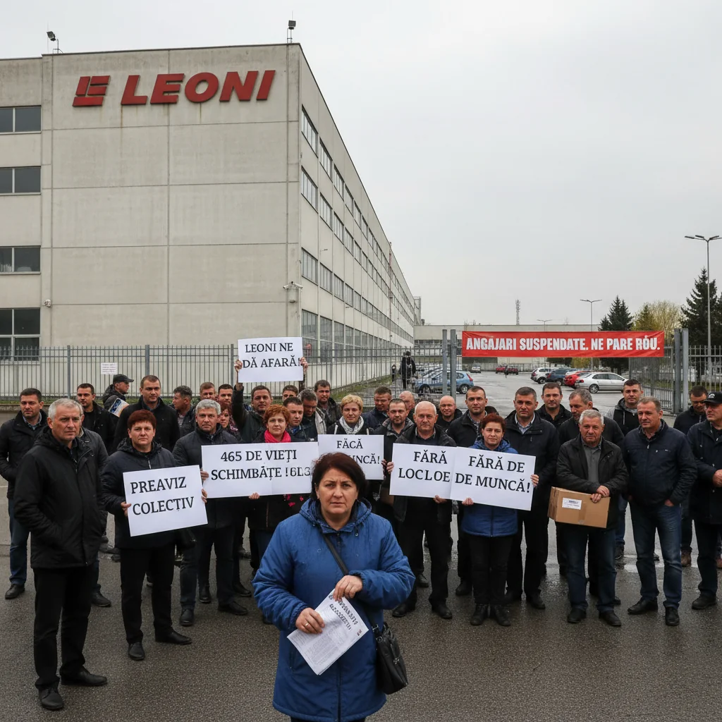 465 de salariați își pierd locurile de muncă