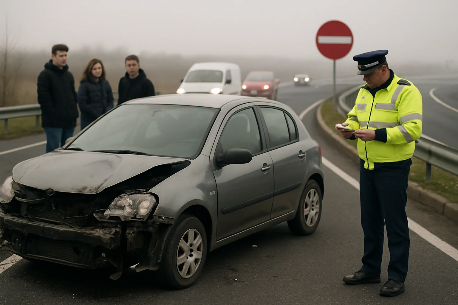 Accident pe breteaua A1-A11 lângă Arad: circulație oprită