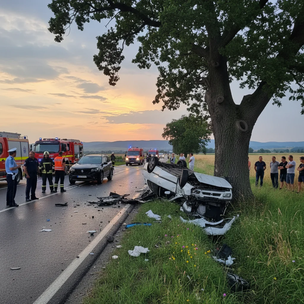 Accident rutier mortal la ieșirea din Curtici, în județul Arad