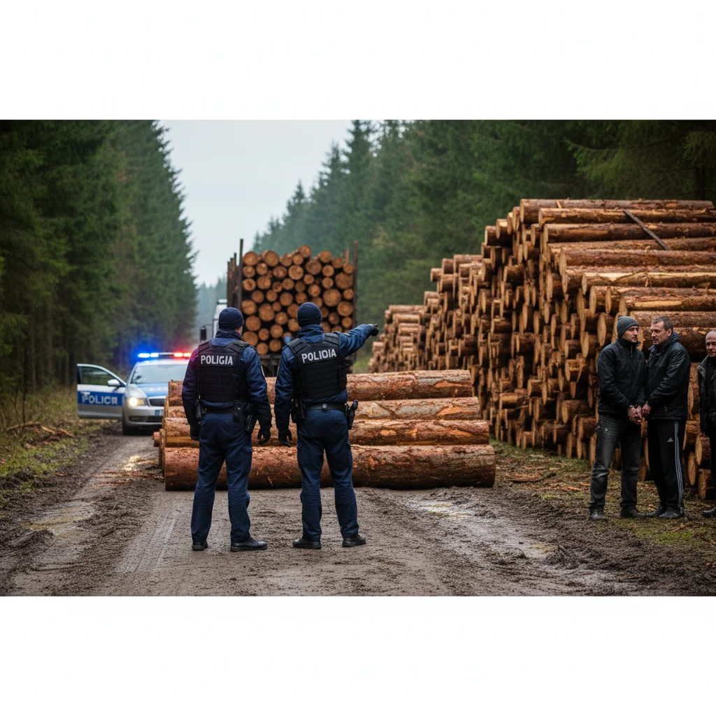 Anchetă penală privind lemnul transportat și stocat ilegal
