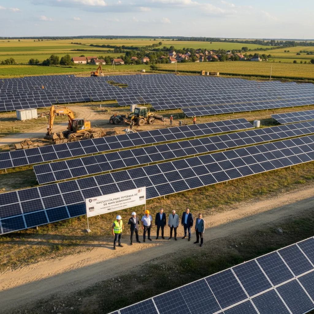 Arad: Consiliul Județean anunță investiții într-un parc fotovoltaic de mari dimensiuni