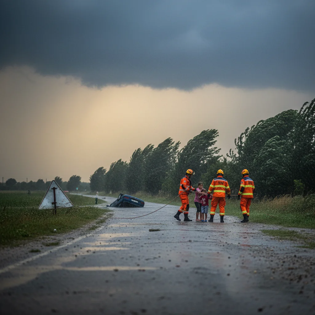 Avertizări meteo de vreme severă în Arad: cod galben și cod portocaliu și recomandări ISU