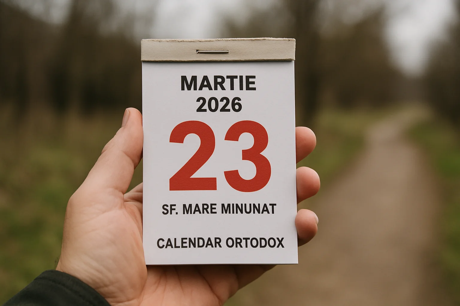 Calendar ortodox – 2026-03-23