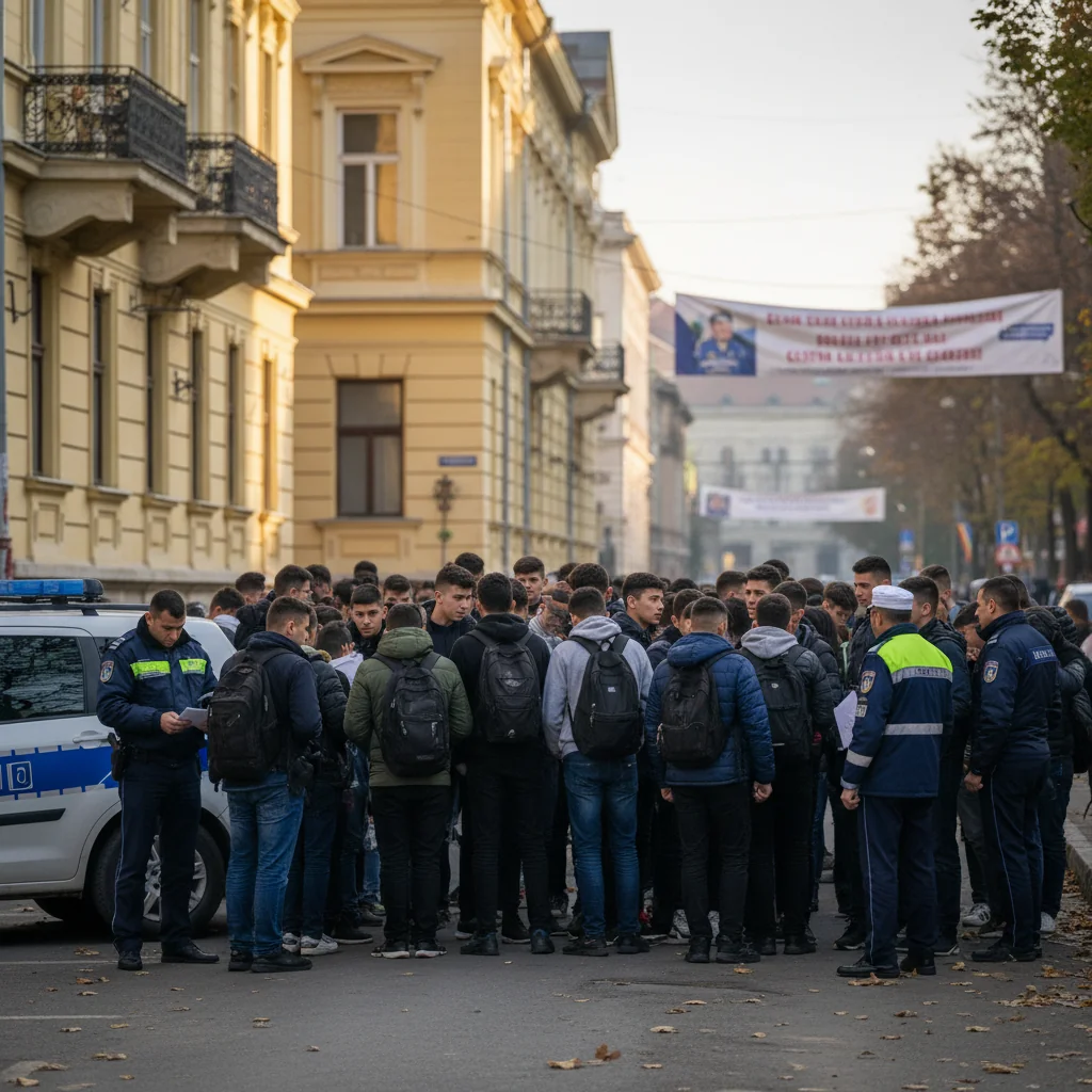 Controale în școlile din Arad: peste 80 de elevi cu absențe nejustificate depistați de poliție și jandarmerie