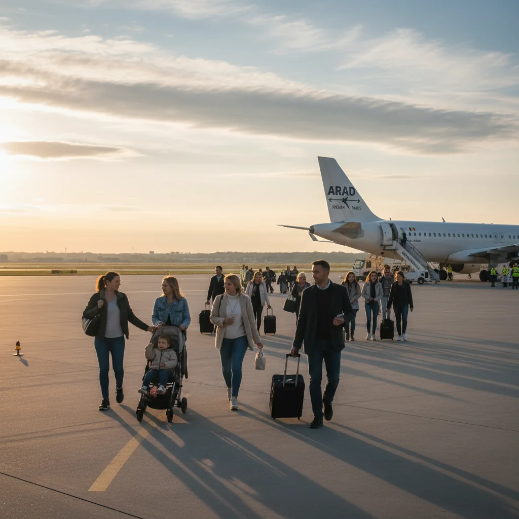 Cursa Arad–Antalya, escală la București după doar 2.000 de litri de kerosen la Arad
