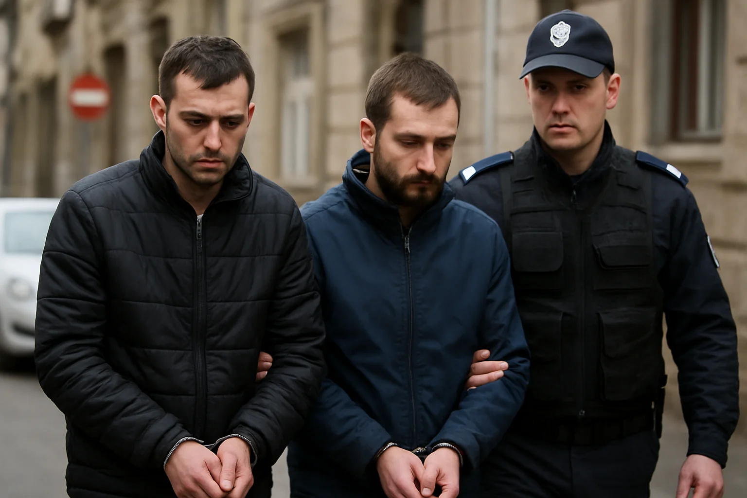 Doi bărbați reținuți pentru tâlhărie în Boul Roșu Arad