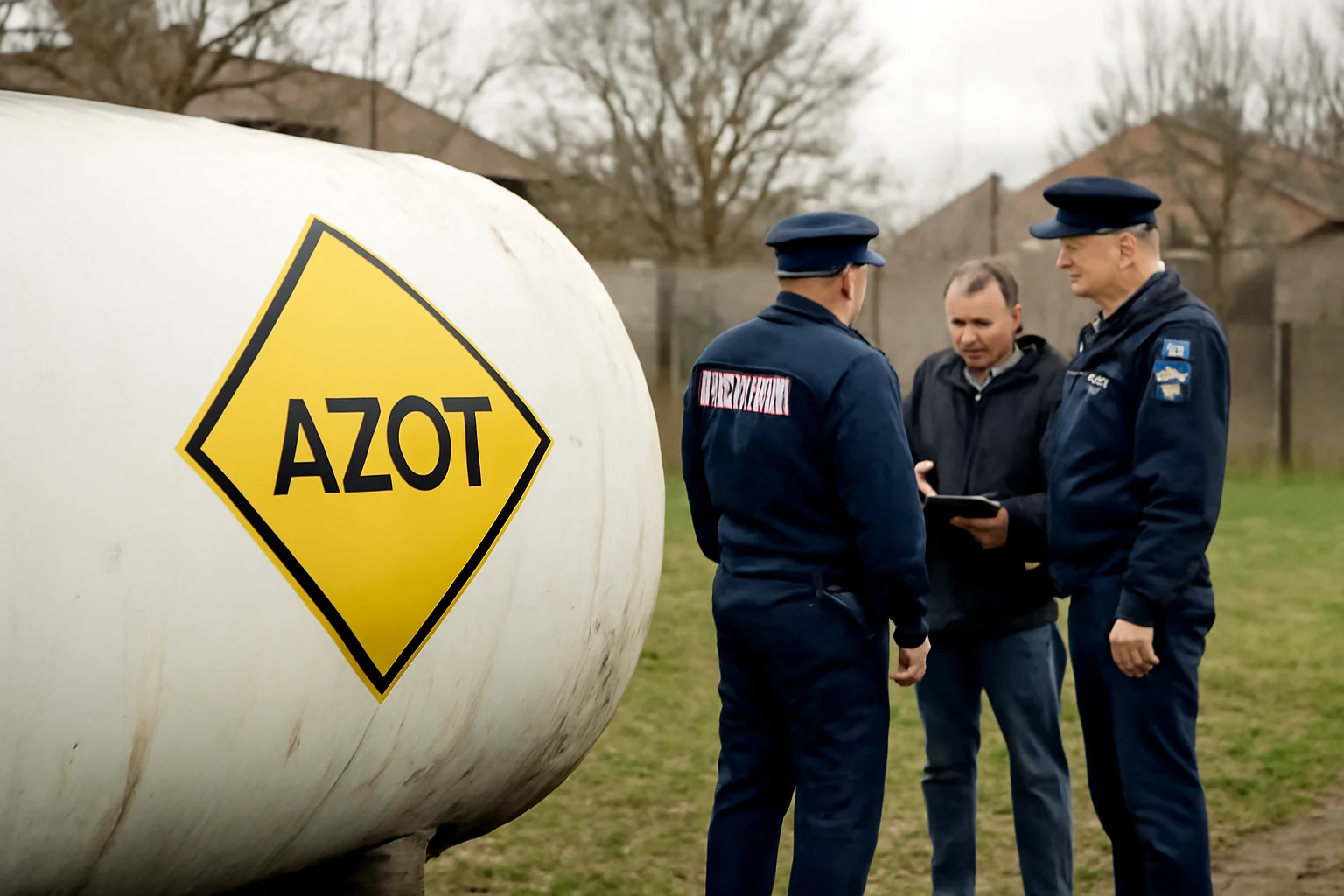 Dosar penal la Arad pentru depozitare ilegală de azot, anunțat de poliție