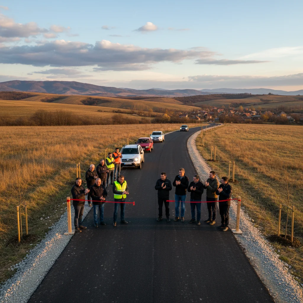 Drumul județean Julița–Mădrigești din Arad a fost redeschis circulației rutiere