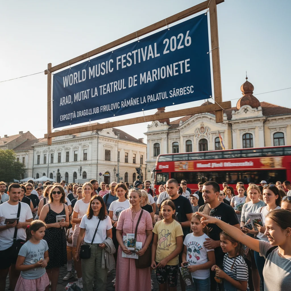 Festivalul Muzicii din Lume 2026 se mută la Teatrul de Marionete