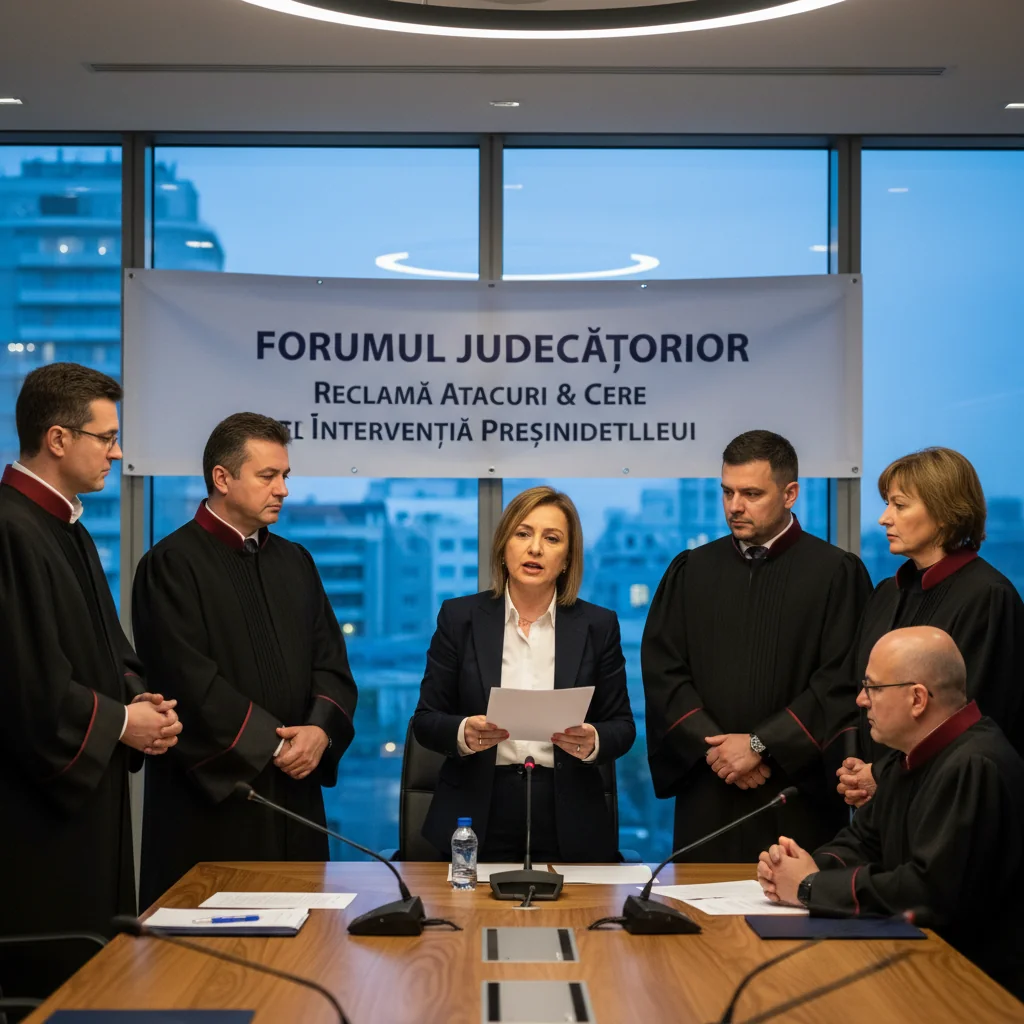 Forumul Judecătorilor cere intervenția președintelui, într-un apel privind atacurile la magistrați, relatat de un portal din Arad
