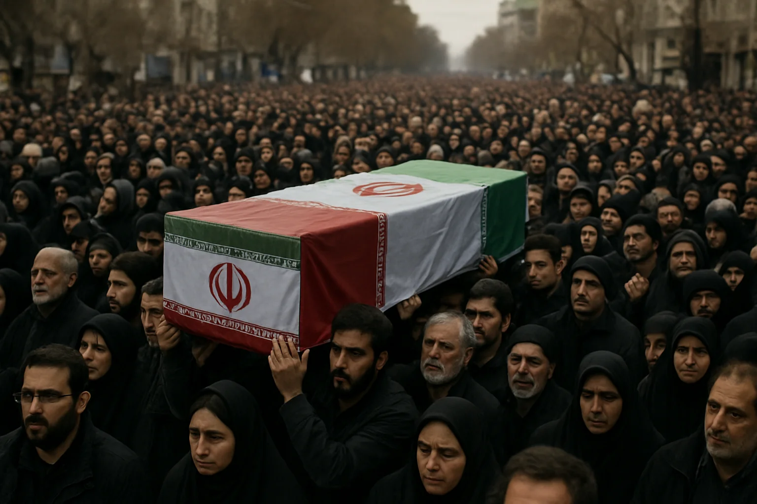 Funeralii Ali Khamenei la Teheran: Mii de iranieni în doliu