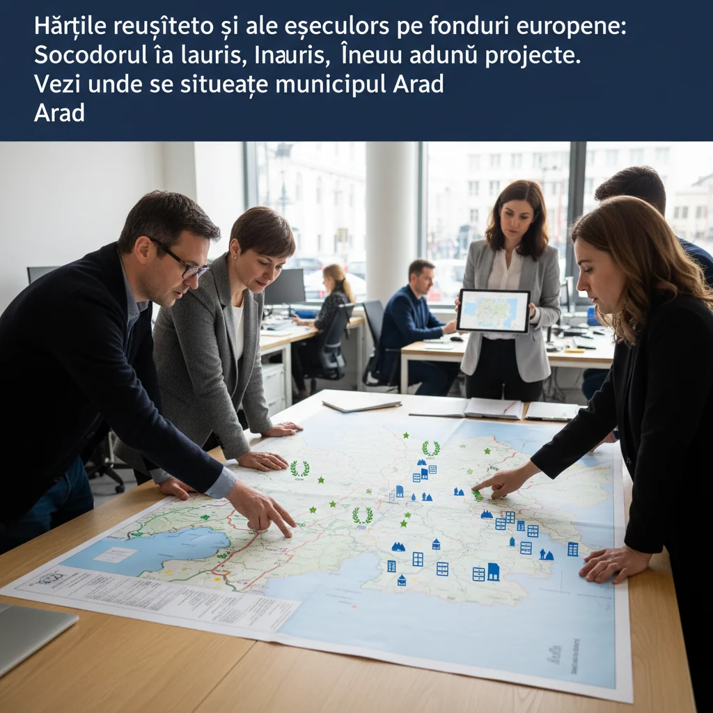 Hărțile succeselor pe fonduri europene: Socodorul excelează