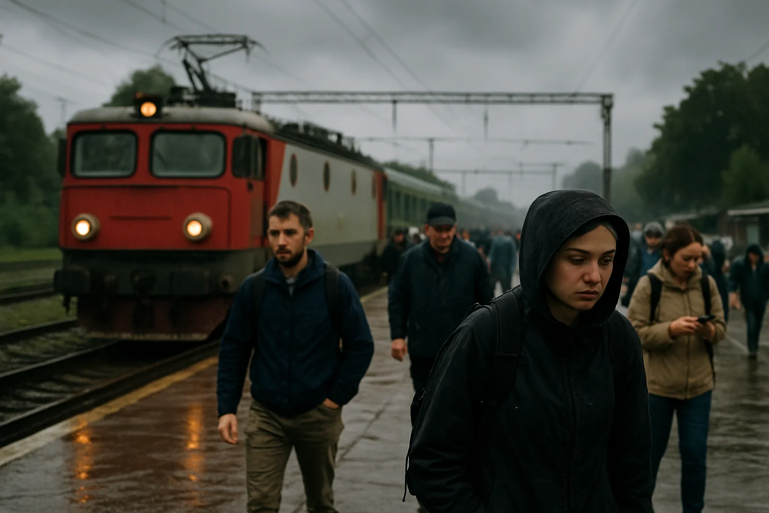 Întârzieri de trenuri în România din cauza furtunilor