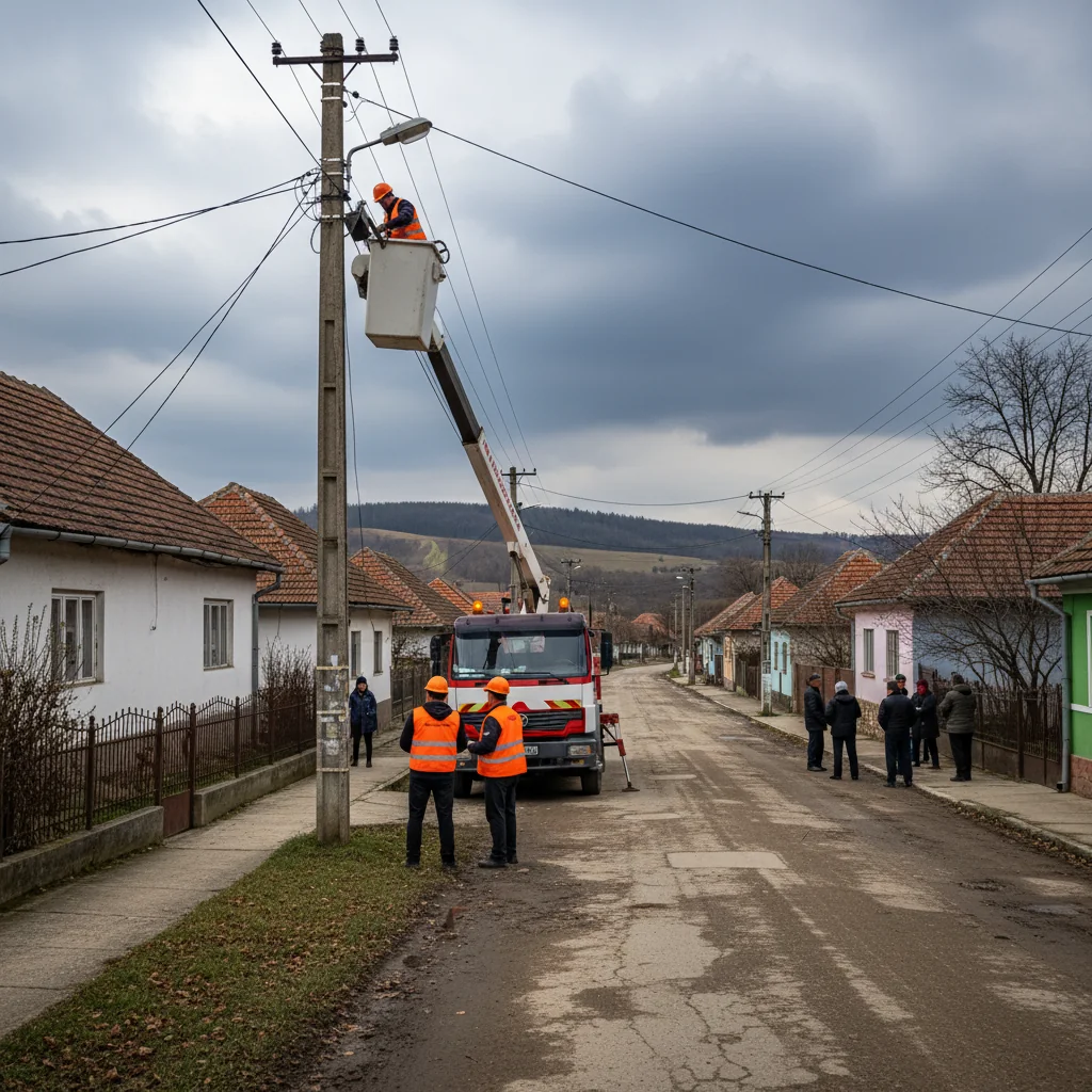 Lucrări la rețea și întreruperi programate de curent la Nădab, județul Arad, pe 30 decembrie