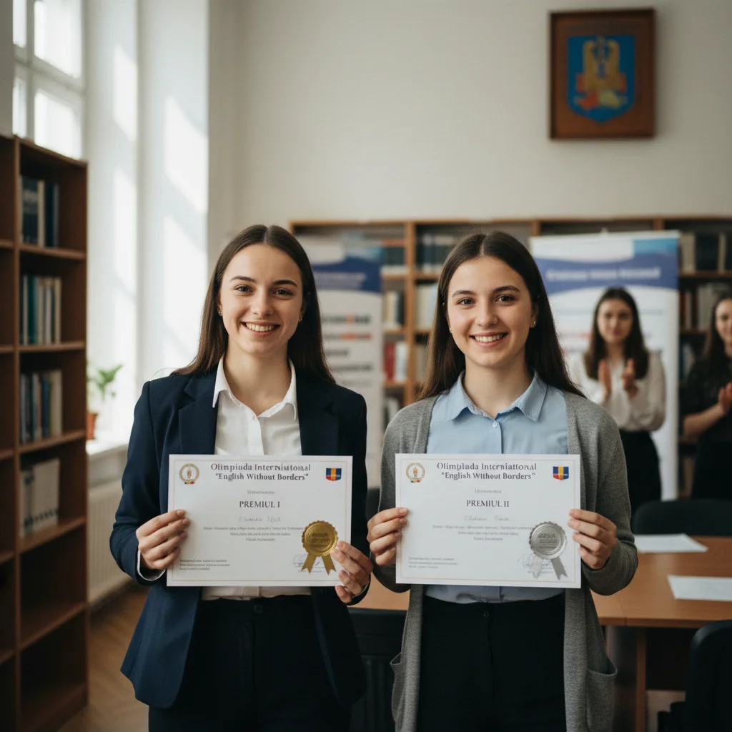 Nicoleta Balint și Sara Ștefu, premiate la Olimpiada internațională