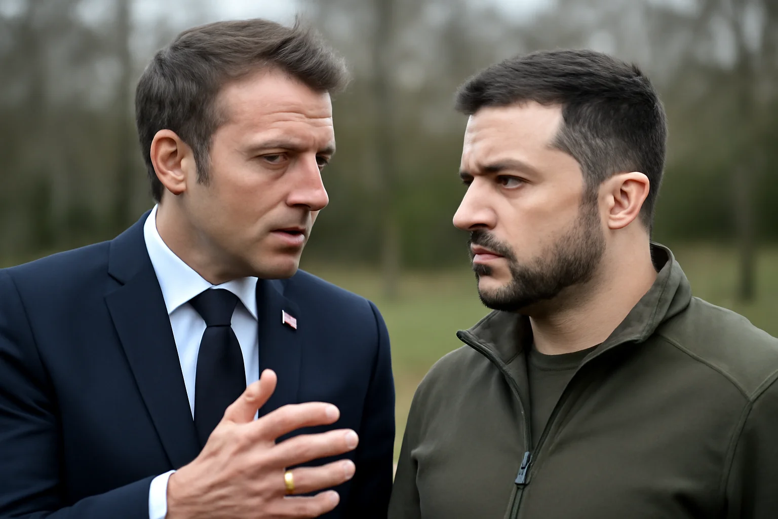 Președintele Macron îl avertizează pe Zelenski privind posibila trădare a SUA
