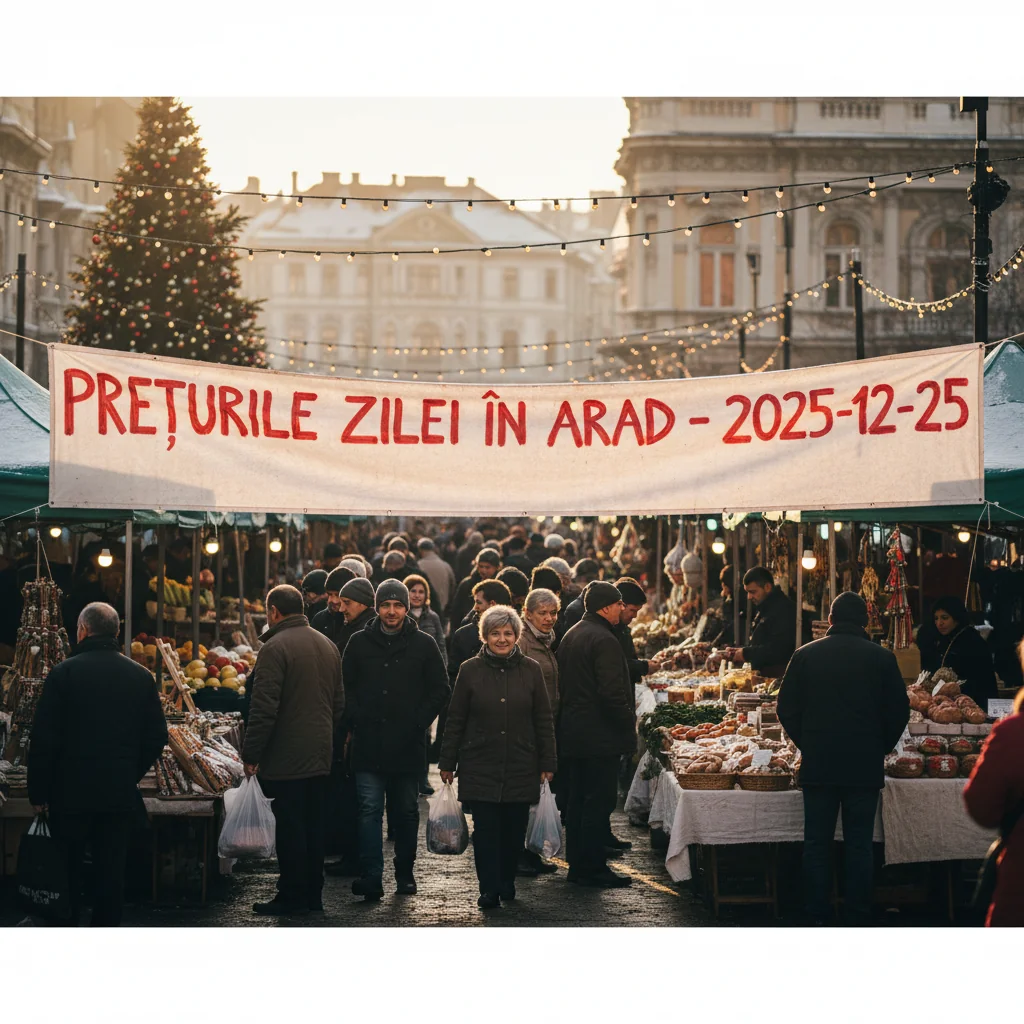 Prețurile zilei în Arad – 2025-12-25