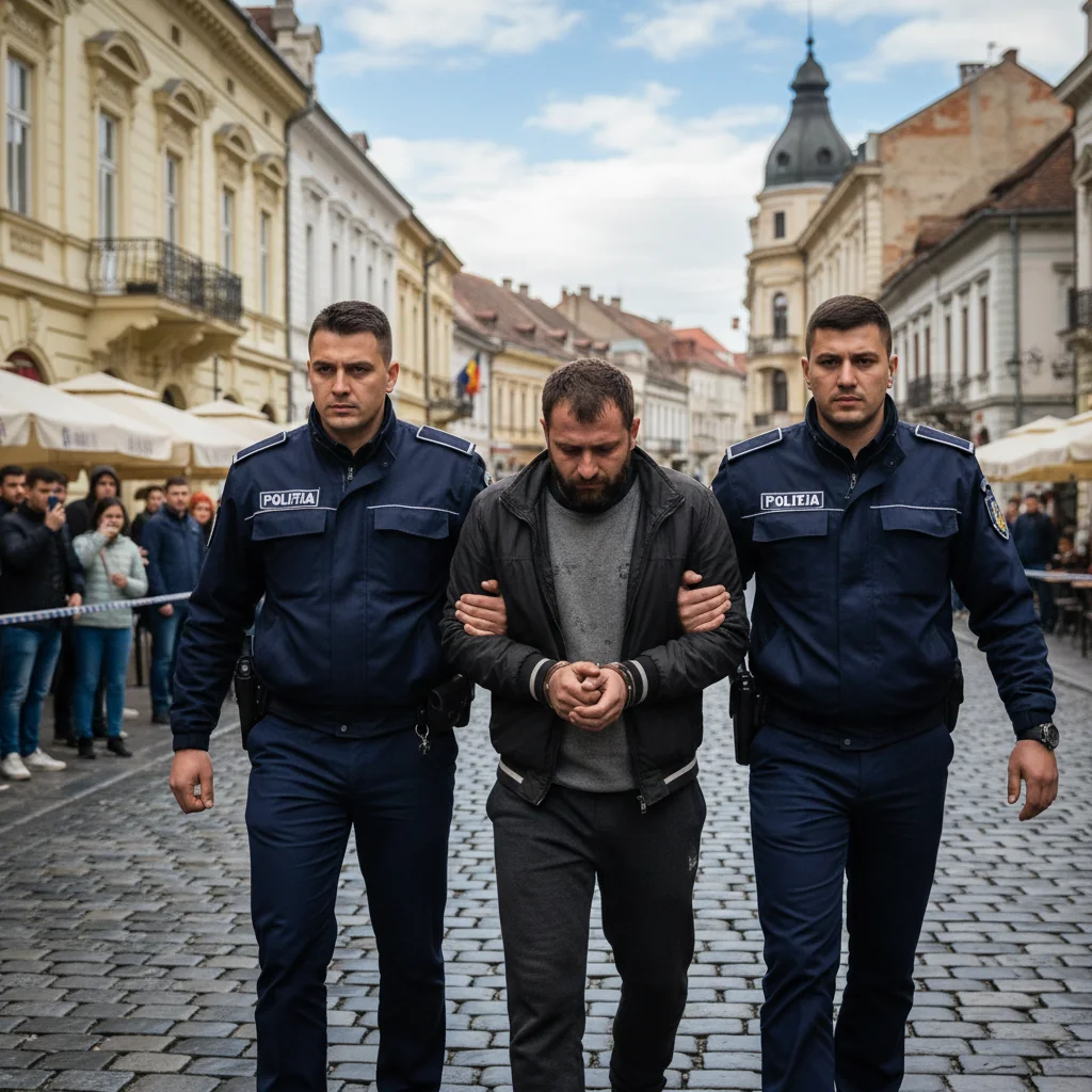 Recidivistul care a agresat o femeie în centrul Aradului, arestat preventiv de autorități