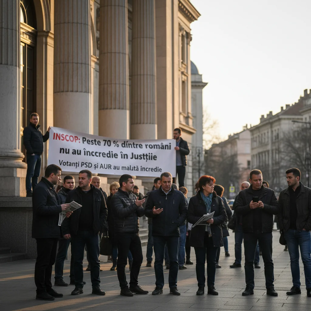Șapte din zece români nu au încredere în sistemul de Justiție, dar susținătorii PSD și AUR se remarcă printr-un nivel mai ridicat de încredere