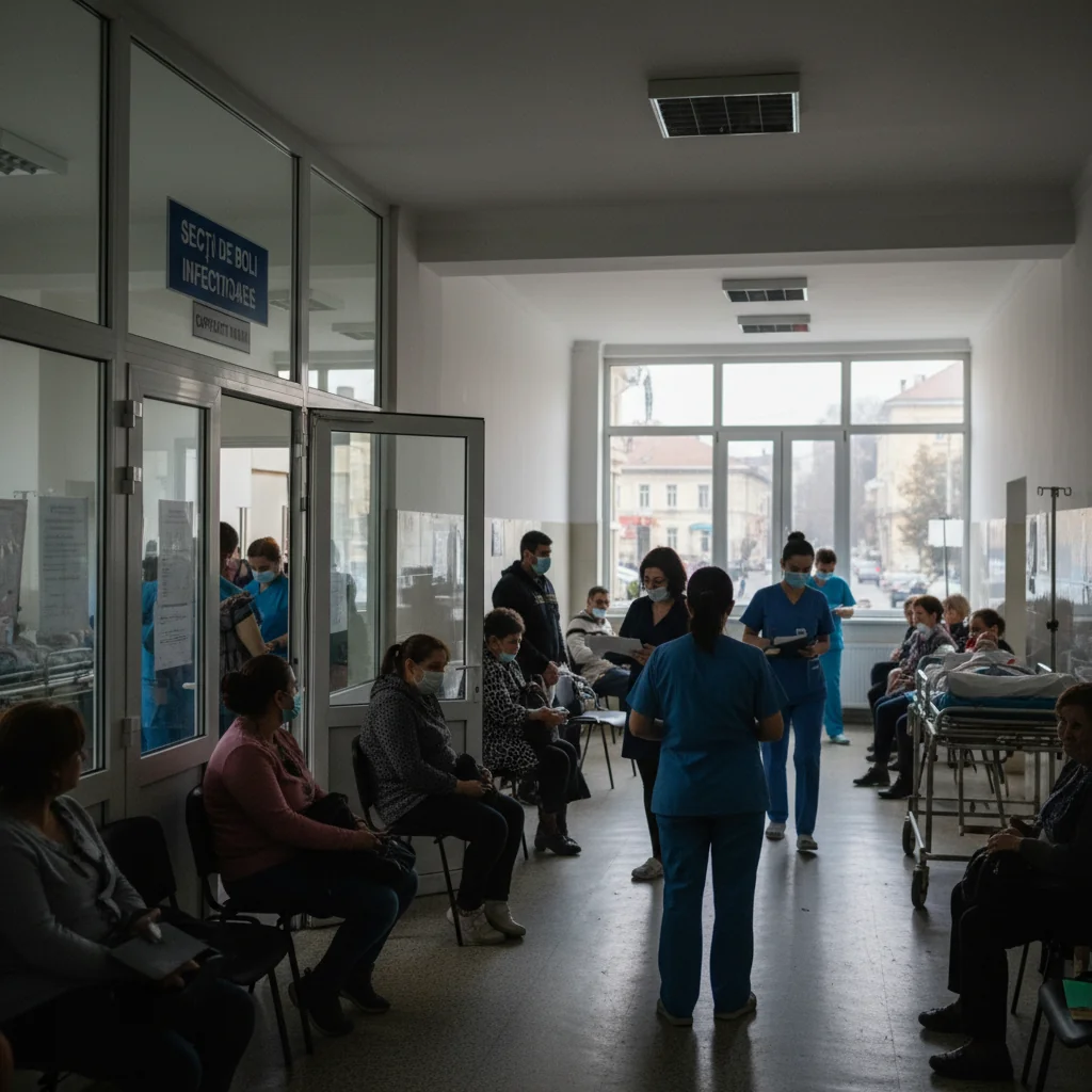 Secțiile de boli infecțioase din Arad se apropie de capacitate, cu peste o sută de pacienți internați