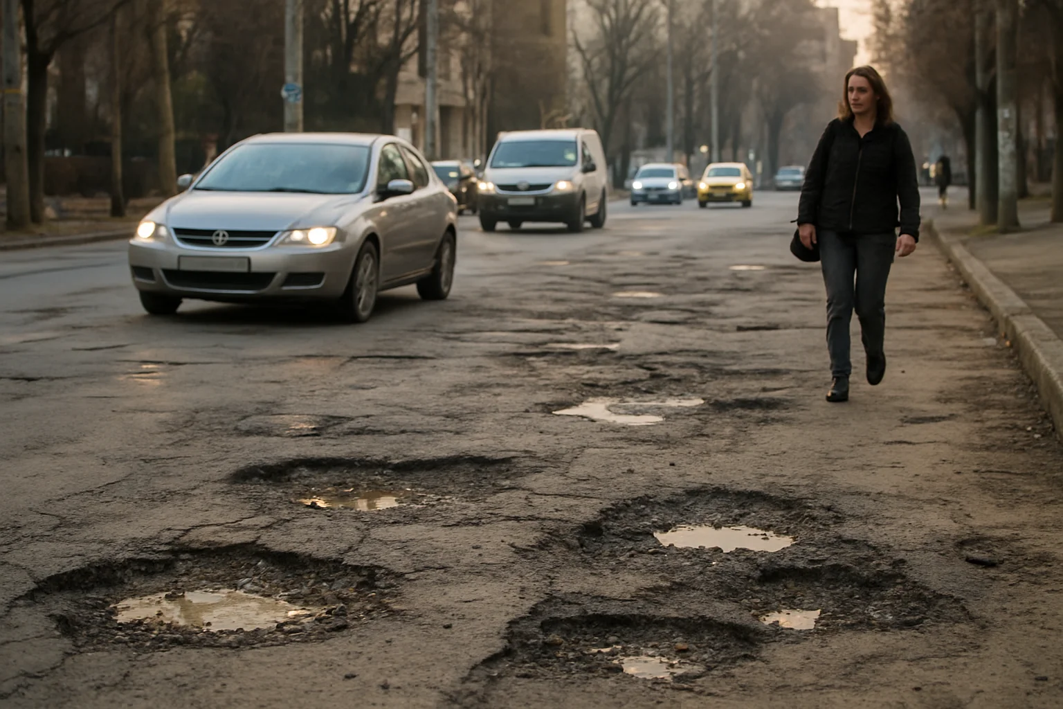 Starea Bulevardului dintre Teatru și Tribunul Dobra, Sub Lupa Șoferilor Arădeni