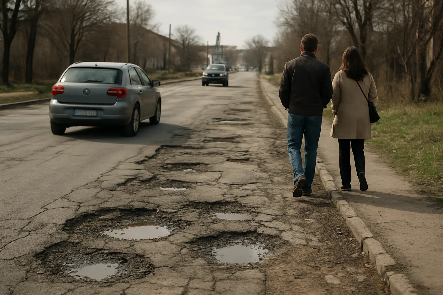 Starea infrastructurii rutiere în Arad la început de primăvară 2026