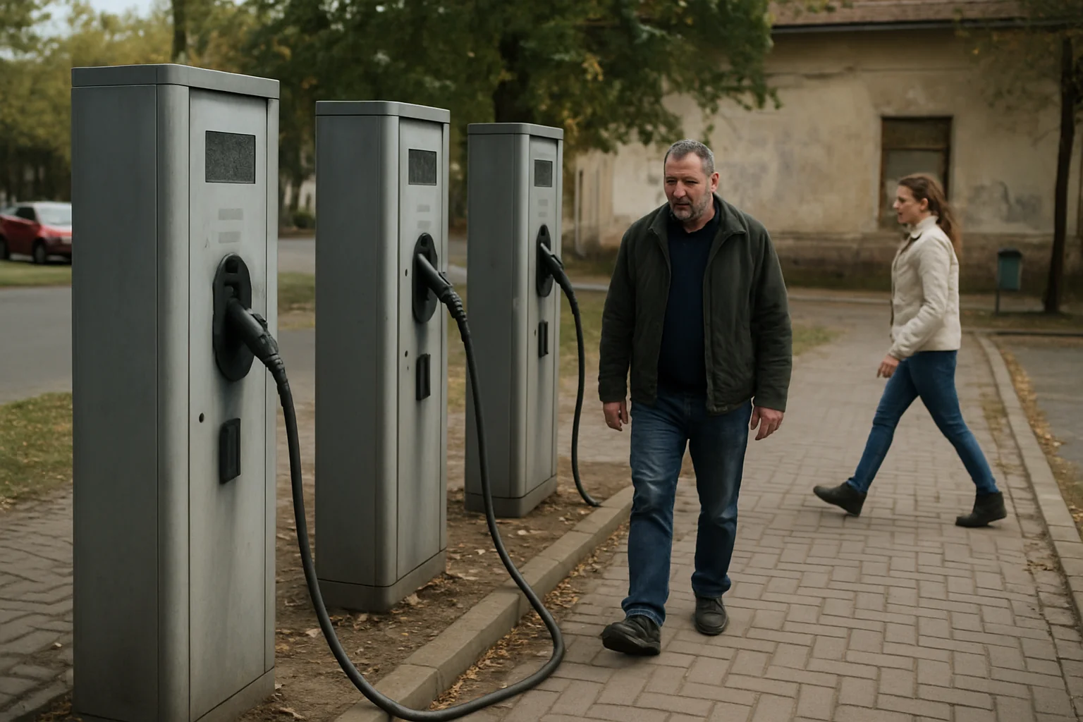 Stațiile de încărcare electrice din Arad, încă inactive