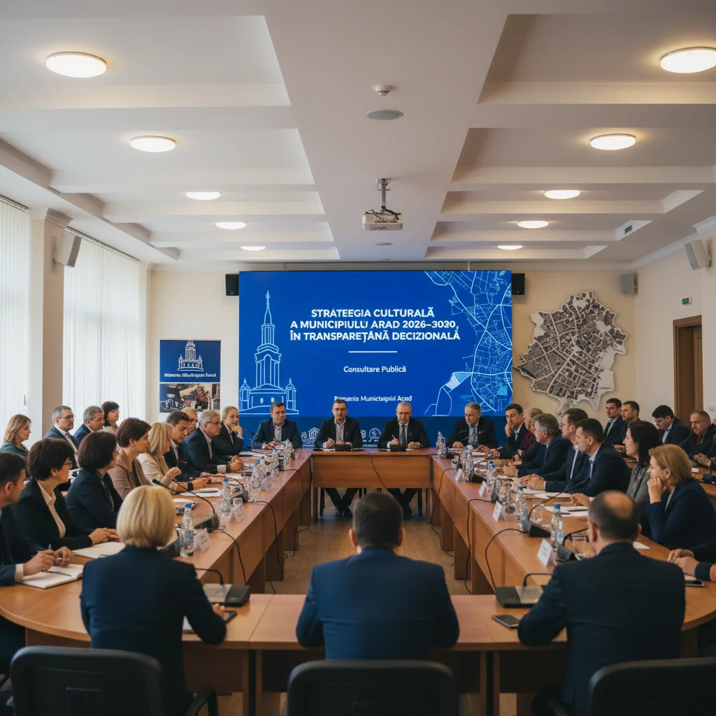 Strategia culturală 2026–2030 a municipiului Arad intră în etapă de transparență decizională
