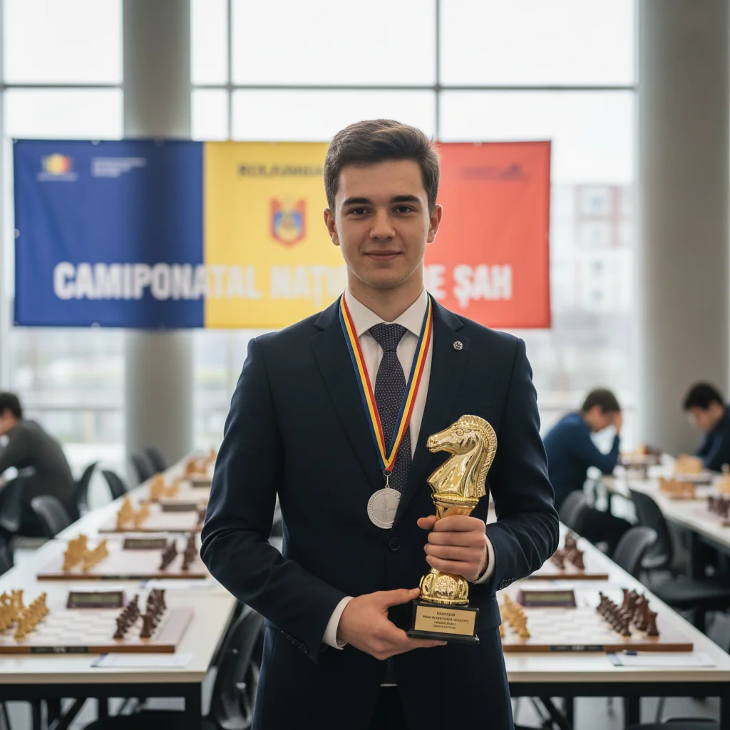 Tânărul șahist arădean Filip Magold cucerește titlul de vicecampion național