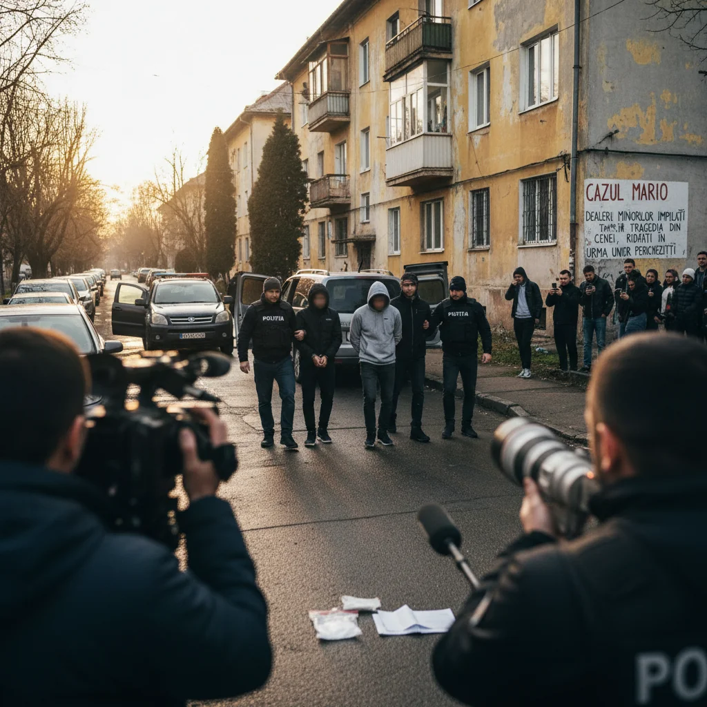Trafic de droguri în Arad: 33 de percheziții, 17 reținuți