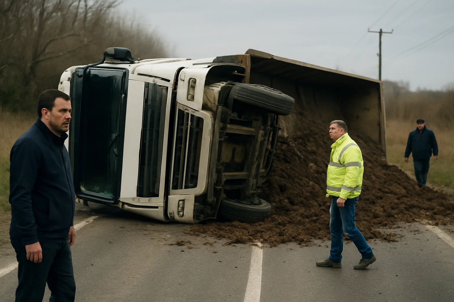 Trafic oprit pe DN 7 la Milova după un accident cu TIR