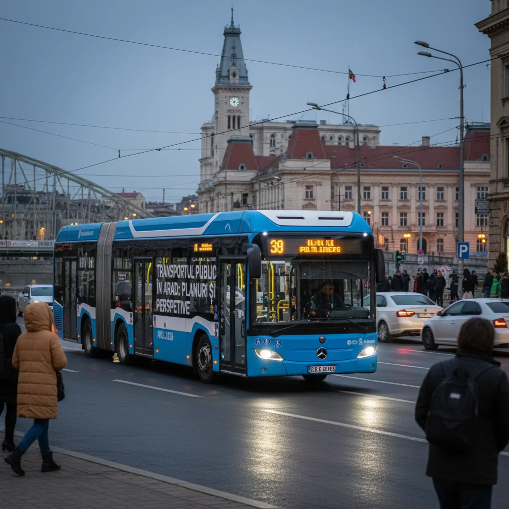 Transportul public în Arad: planuri și perspective pentru anul 2026