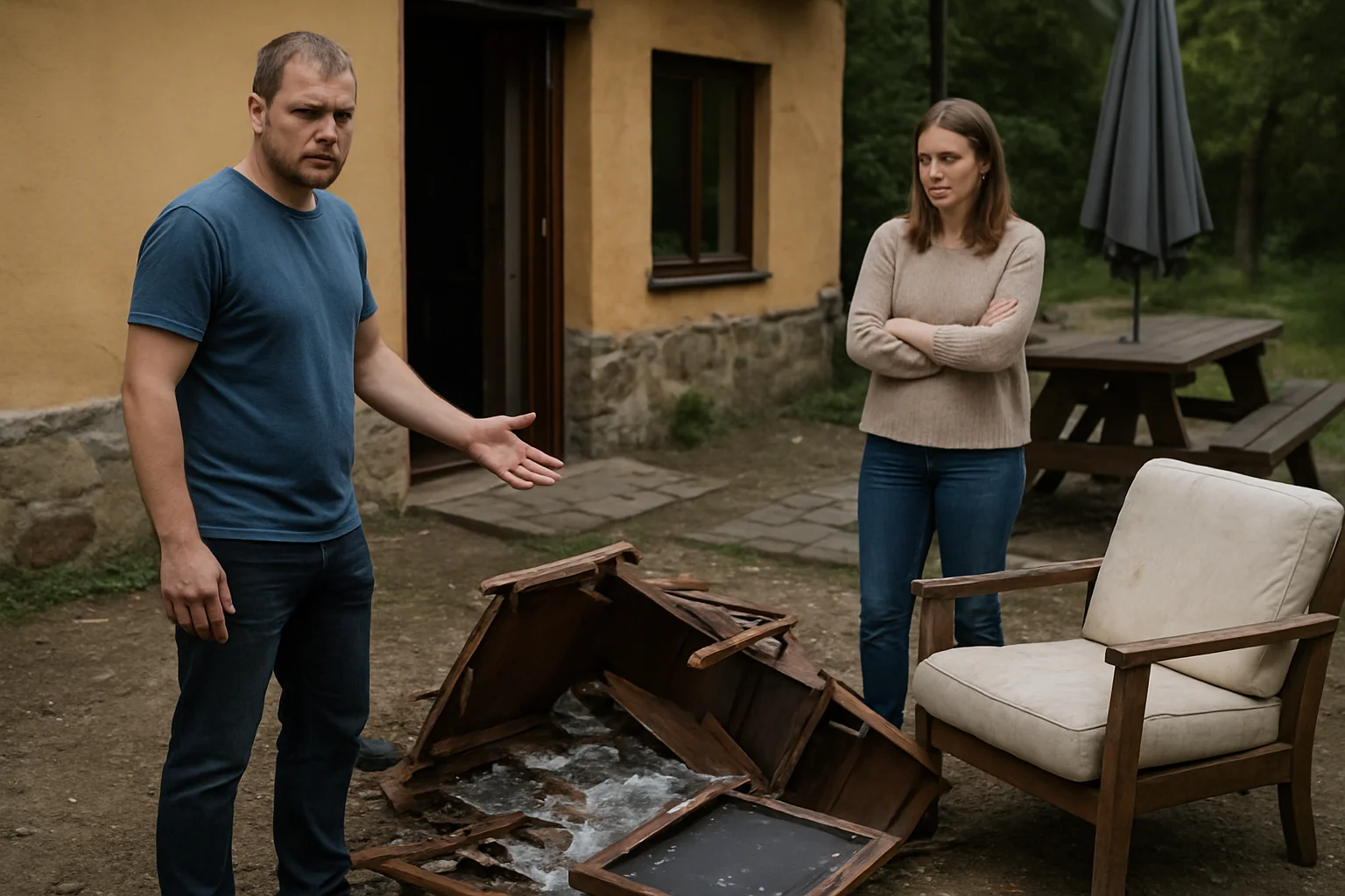 Turist cercetat pentru distrugeri de 20.000 lei la o pensiune
