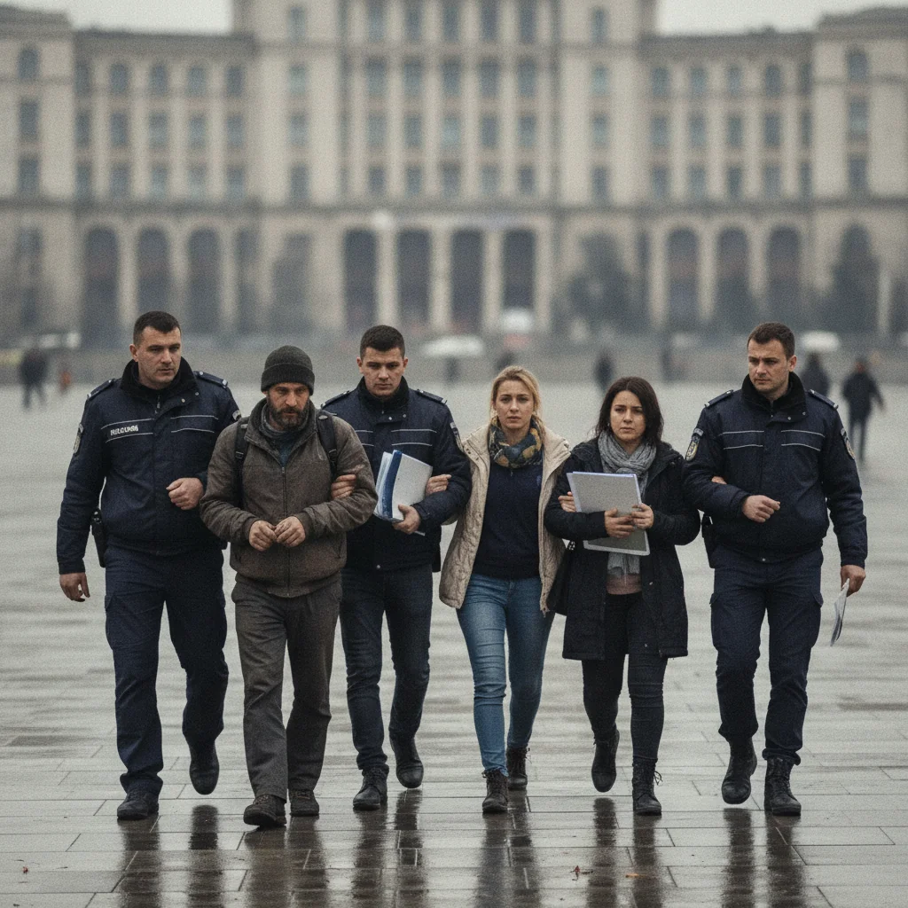 Un arestat și patru în arest la domiciliu după violențele de la protestul fermierilor