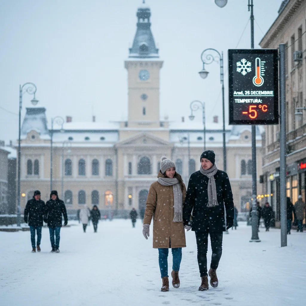 Vremea azi în Arad – 25 decembrie 2025