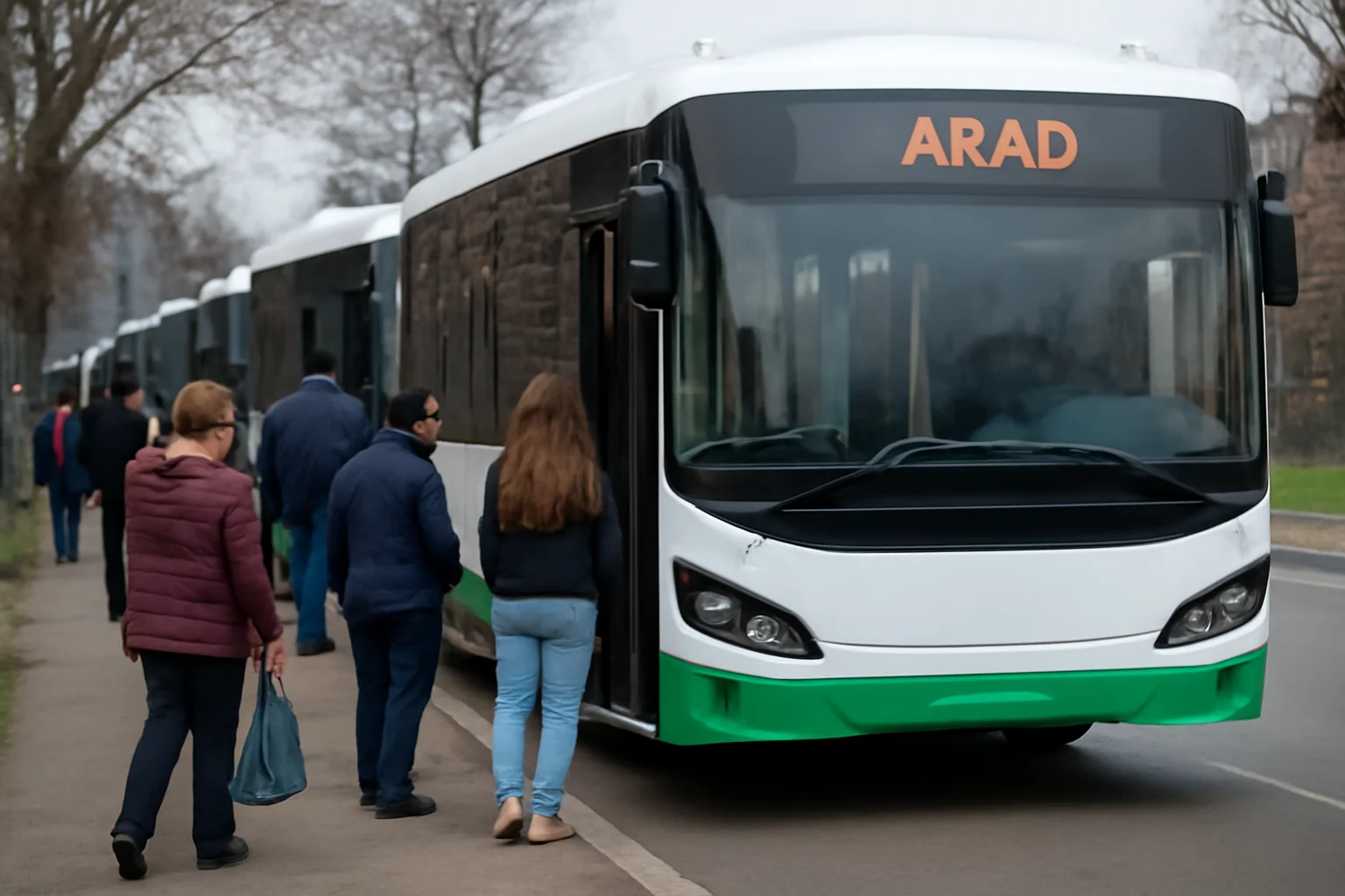 Zece autobuze electrice noi au fost introduse pe rutele de transport public din Arad