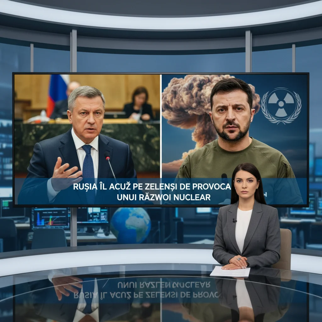 Zelenski, acuzat de Rusia că provoacă un război nuclear