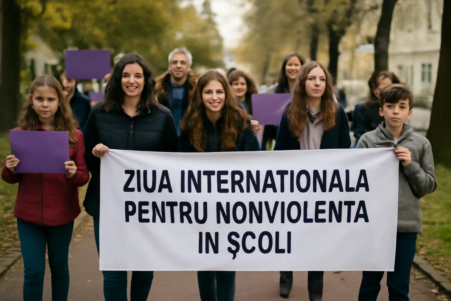 Ziua internațională pentru nonviolență în școli, marcată prin activități educative la Arad